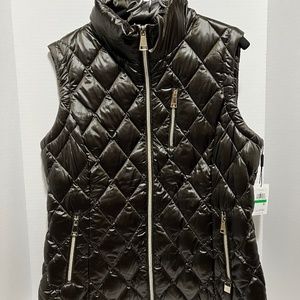 BNWT Calvin Klein Premium Down Puffy Metallic Vest